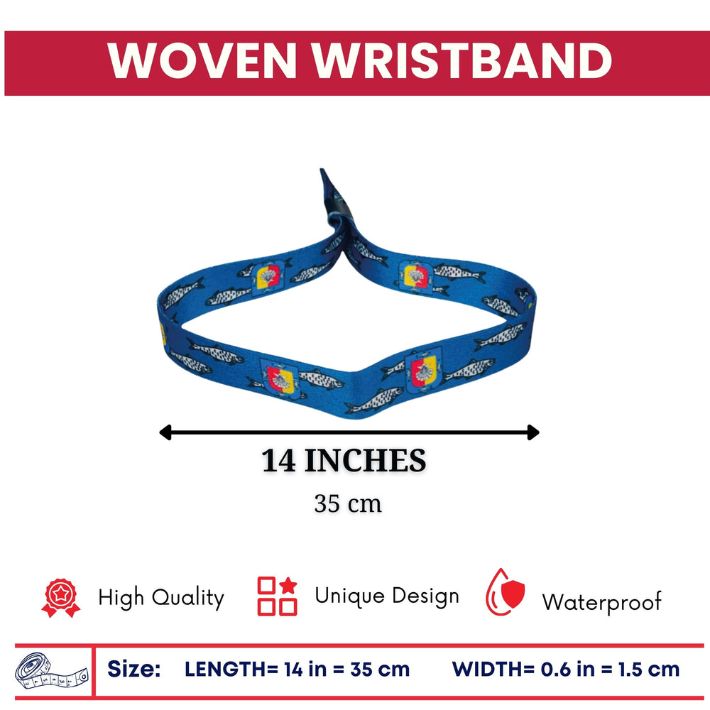 Woven Wristband – Shield of Baja California Sur - Mexico - P2594
