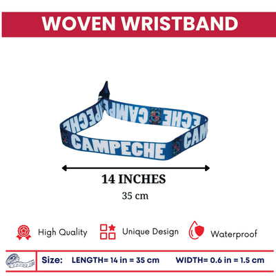 Woven Wristband – Shield of Campeche - Mexico - P2595