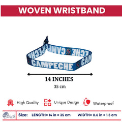 Woven Wristband – Shield of Campeche - Mexico - P2595