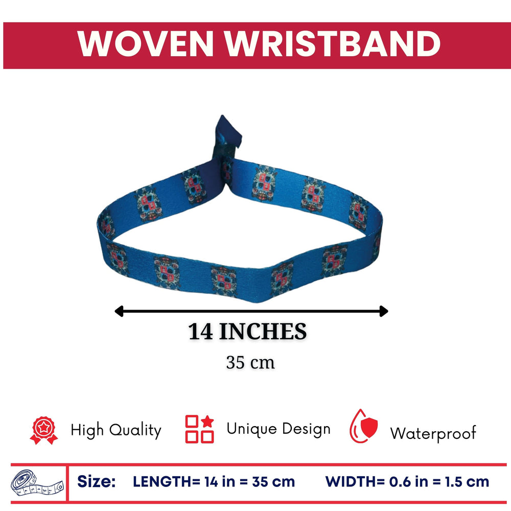 Woven Wristband – Shield of Campeche - Mexico - P2596