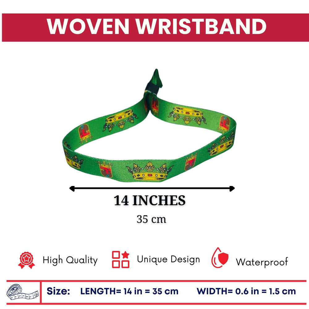 Woven Wristband – Shield of Chiapa - Mexico - P2599