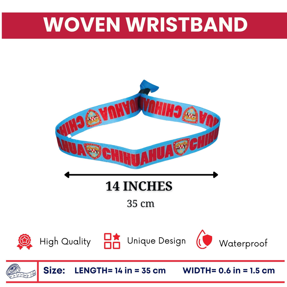 Woven Wristband - Shield of Chihuahua - Mexico - P2607