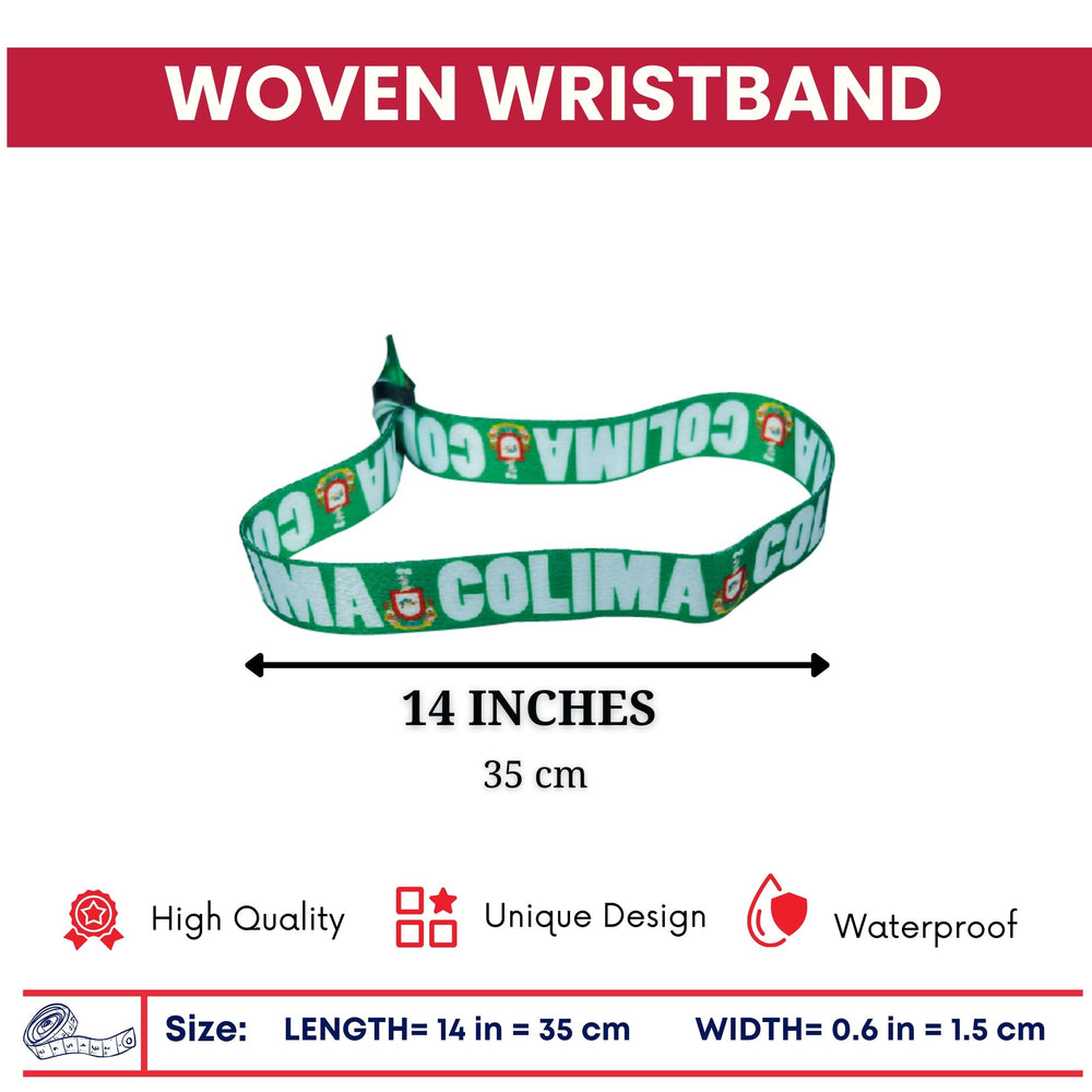 Woven Wristband – Shield Of Colima – Mexico - P2575