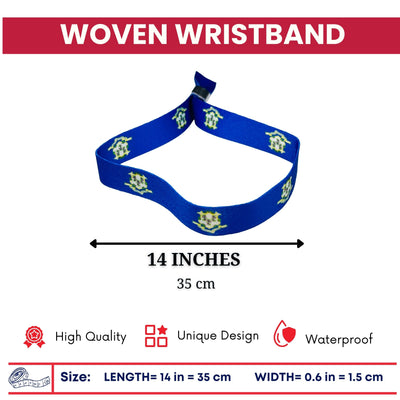 Woven Wristband – State Flag Connecticut – USA – P1909