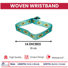 Woven Wristband – State Flag Delaware – USA – P1911