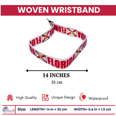 Woven Wristband - State Flag Florida – USA – P1914