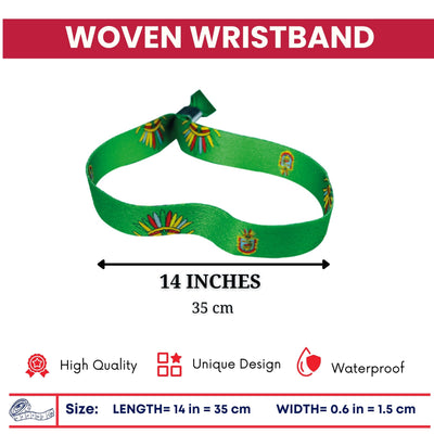 Woven Wristband – Shield of Guerrero - Mexico - P2582
