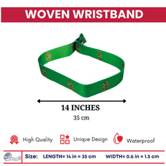 Woven Wristband – Shield of Guerrero – Mexico - P2580