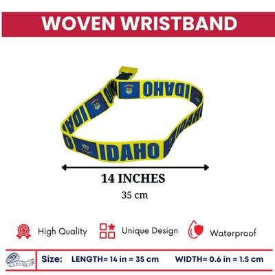 Woven Wristband – State Flag Idaho – USA – P1891