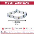 Woven Wristband - State Flag Illinois - USA - P1892