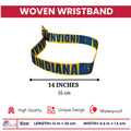 Woven Wristband - State Flag Indiana – USA – P1928