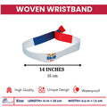 Woven Wristband – State Flag Iowa – USA – P1929