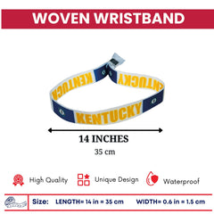 Woven Wristband – State Flag Kentucky – USA – P1901