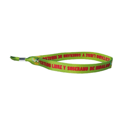 Woven Wristband - Shield of Estado Libre y Soberano of Hidalgo - Mexico - P2621