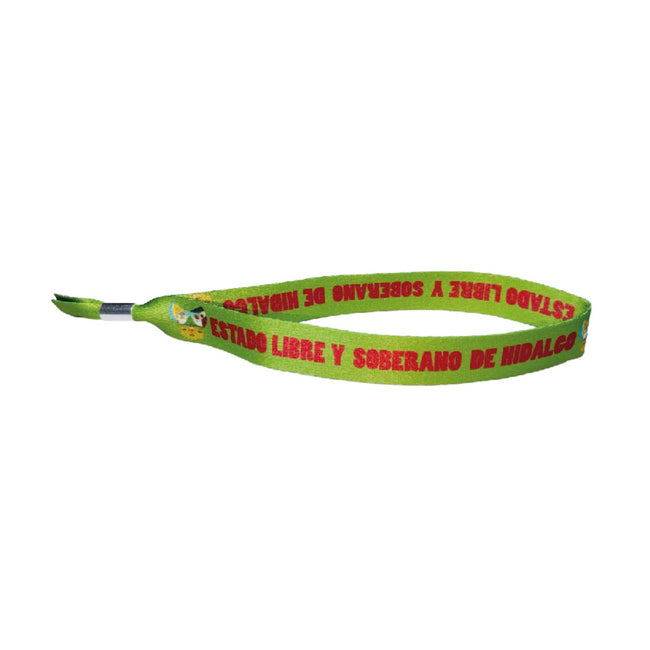 Woven Wristband - Shield of Estado Libre y Soberano of Hidalgo - Mexico - P2621