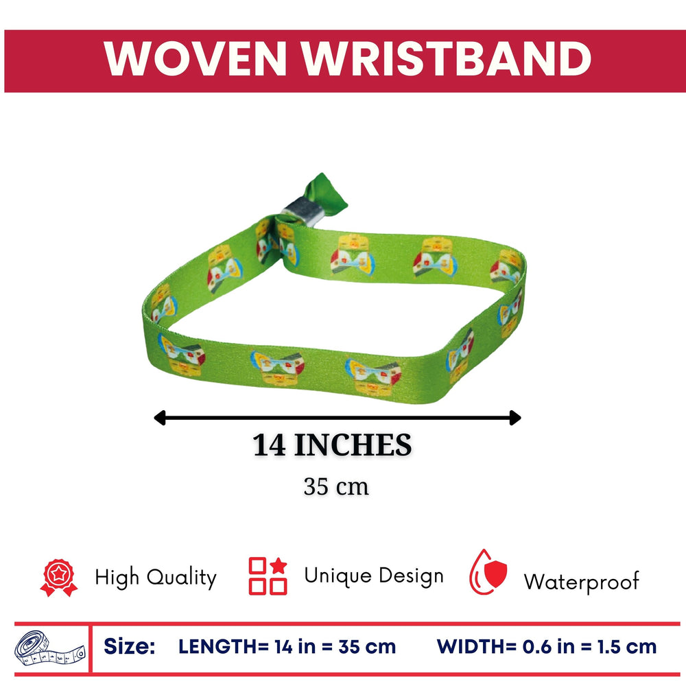 Woven Wristband - Shield of Estado Libre y Soberano of Hidalgo – Mexico - P2620