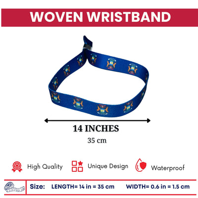 Woven Wristband - State Flag Maine – USA – P1919