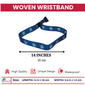 Woven Wristband – State Flag Maine – USA – P1920