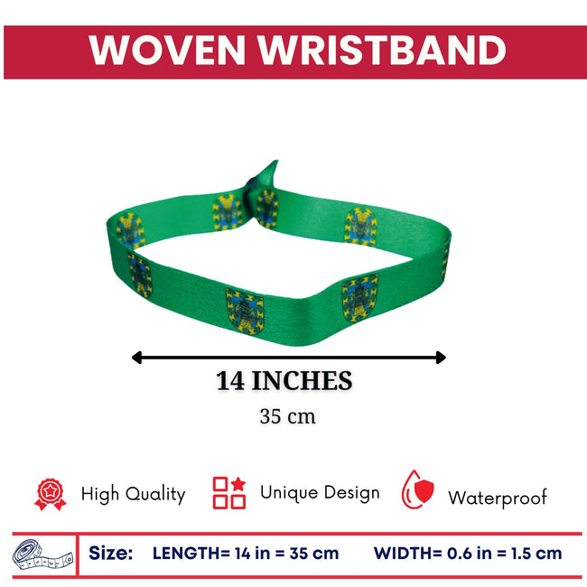 Woven Wristband – Shield of Mexico City - Mexico - P2696