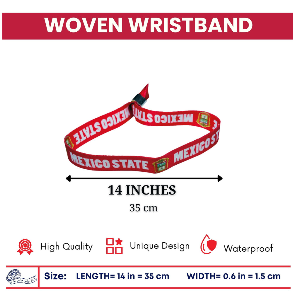 Woven Wristband – Shield of Mexico State - Mexico - P2700