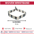 Woven Wristband - Shield of Michoacán - Mexico - P2557