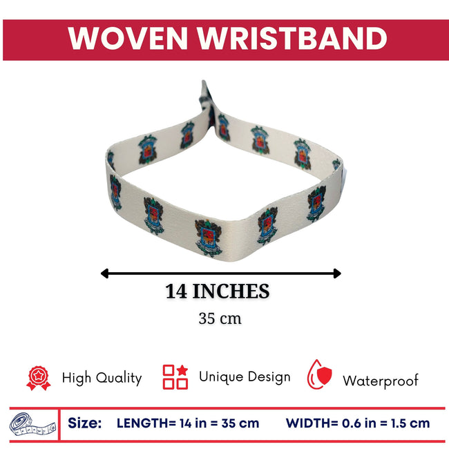 Woven Wristband - Shield of Michoacán - Mexico - P2557