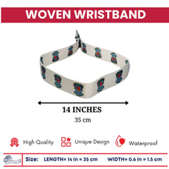 Woven Wristband - Shield of Michoacán - Mexico - P2557