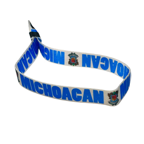 Woven Wristband - Shield of Michoacán - Mexico - P2558