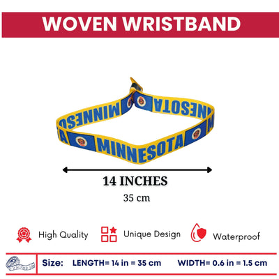 Woven Wristband – State Flag Minnesota – USA – P1925