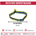 Woven Wristband – State Flag Montana – USA – P1957