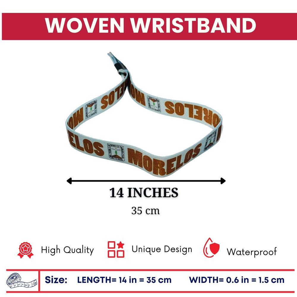 Woven Wristband - Shield of Morelos - Mexico - P2563