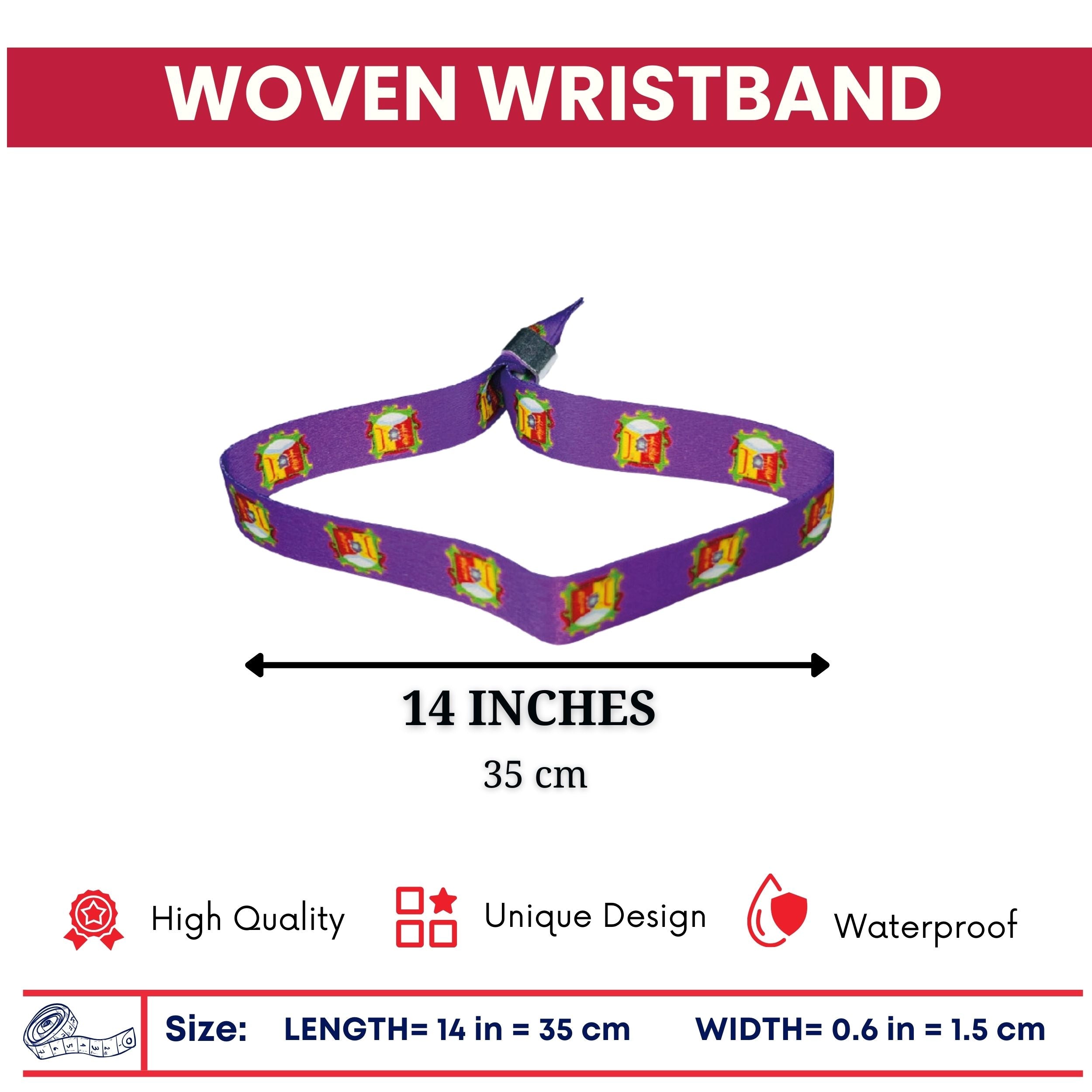 Woven Wristband - Shield of Nayarit – Mexico - P2622