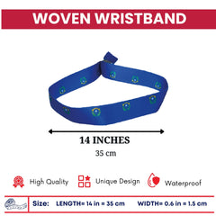 Woven Wristband – State Flag Nevada – USA – P1974