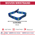 Woven Wristband – State Flag New Hampshire – USA – P1972