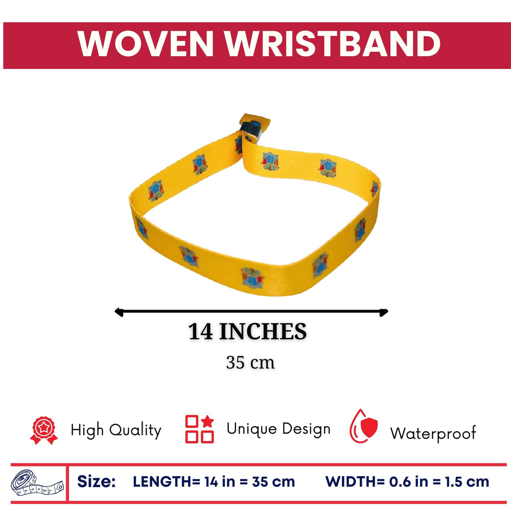 Woven Wristband – State Flag New Jersey – USA – P1977