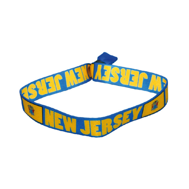 Woven Wristband – State Flag New Jersey – USA – P1980