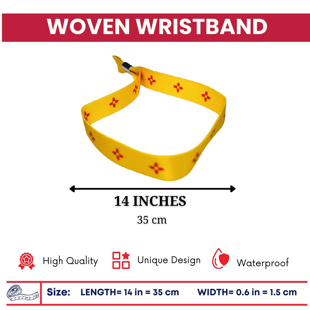 Woven Wristband – State Flag New Mexico – USA – P1970