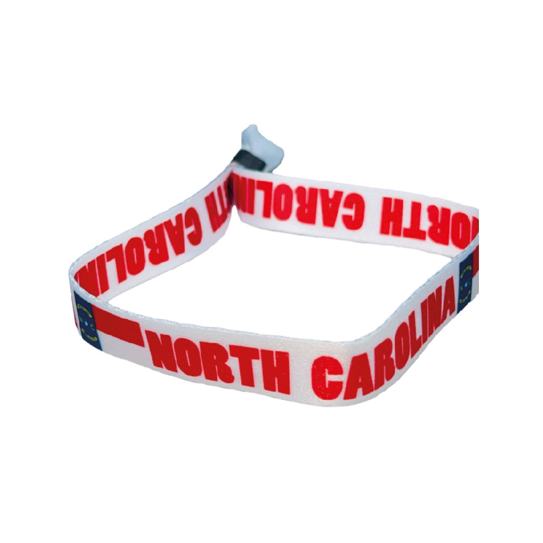 Woven Wristband – State Flag North Carolina – USA – P1967