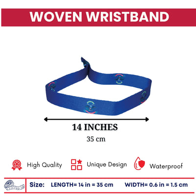 Woven Wristband – State Flag North Dakota – USA – P1964