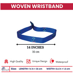 Woven Wristband – State Flag North Dakota – USA – P1964