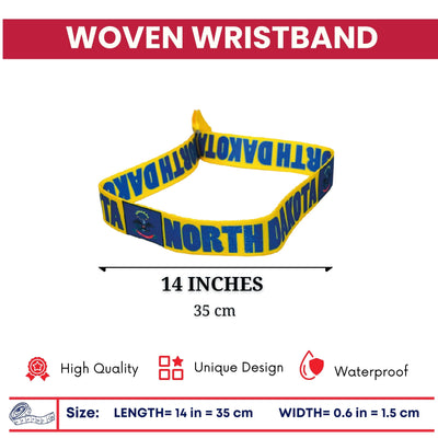 Woven Wristband – State Flag North Dakota – USA – P1965