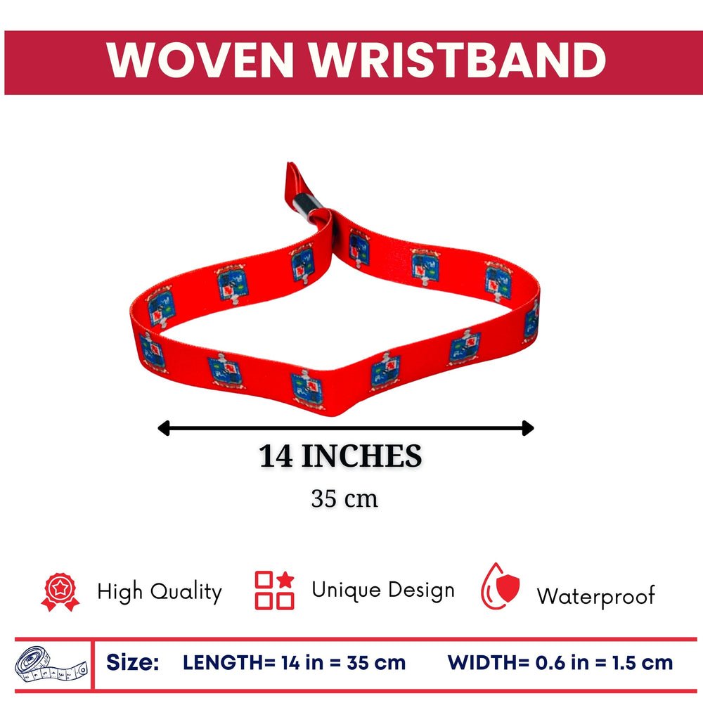 Woven Wristband - Shield of Nuevo Leon - Mexico - P2561