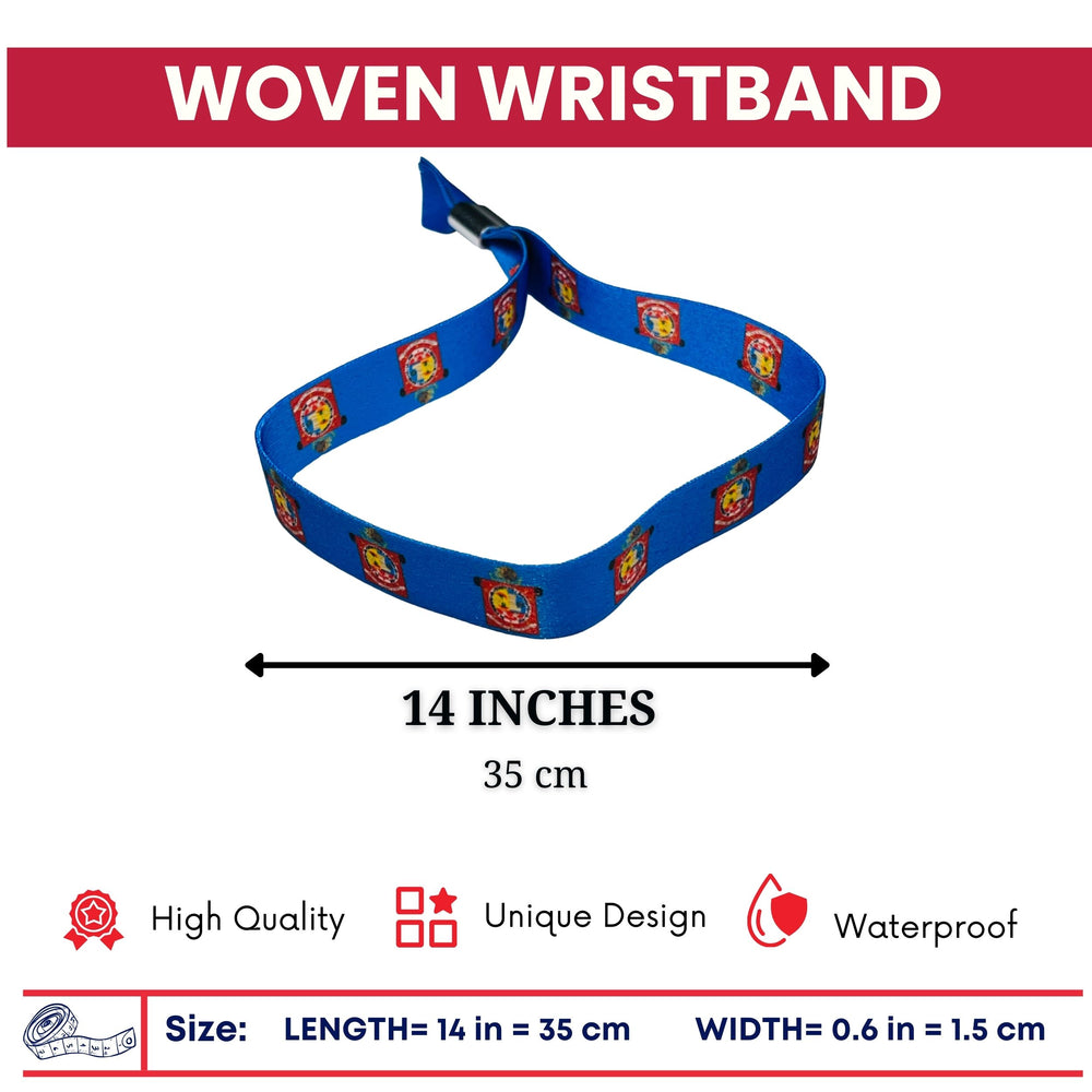 Woven Wristband - Shield of Oaxaca - Mexico - P2564