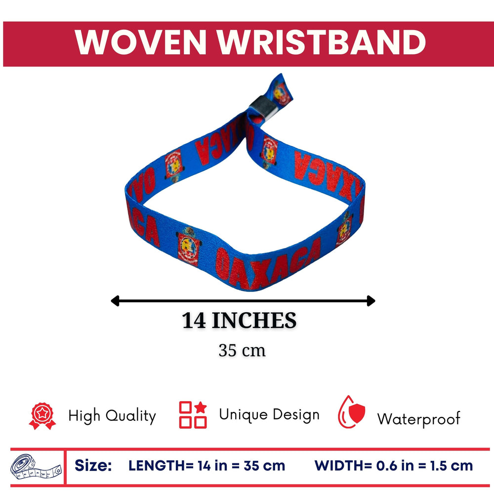 Woven Wristband - Shield of Oaxaca - Mexico - P2565
