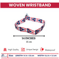 Woven Wristband – State Flag Ohio – USA – P1978