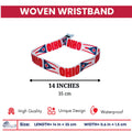 Woven Wristband – State Flag Ohio – USA – P1979