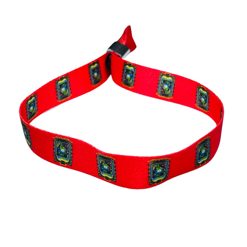 Woven Wristband - Shield of Puebla - Mexico - P2566