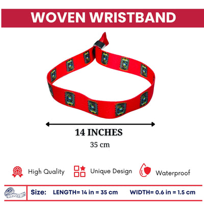 Woven Wristband - Shield of Puebla - Mexico - P2566