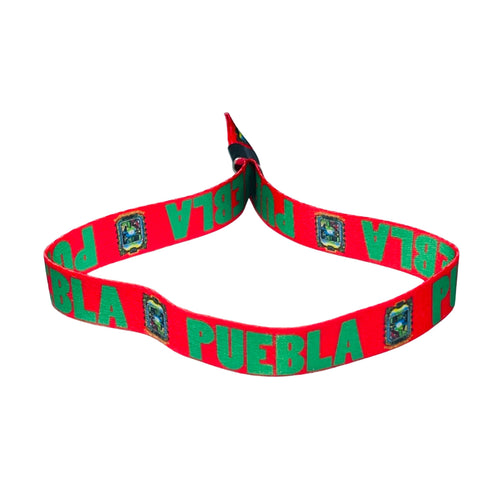 Woven Wristband - Shield of Puebla - Mexico - P2567