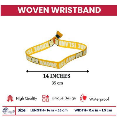 Woven Wristband – State Flag Rhode Island – USA – P1956